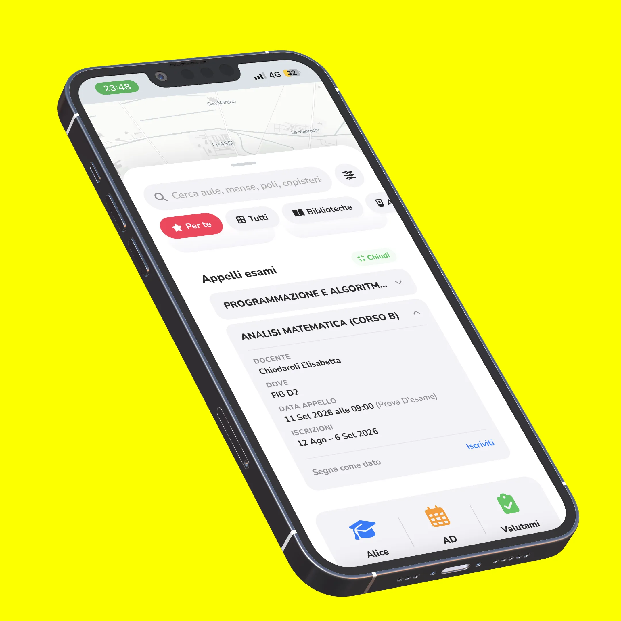 Nuovo Widget Appelli