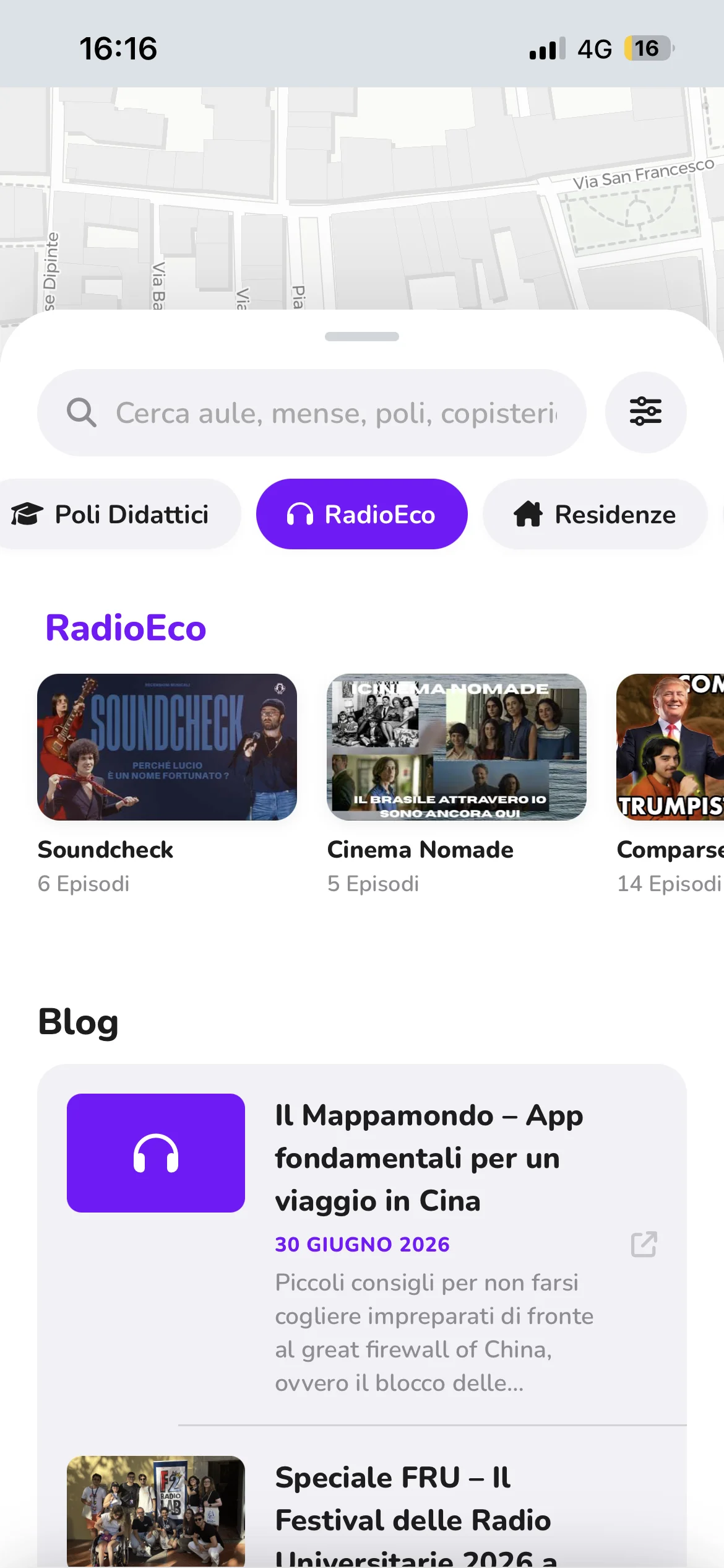 RadioEco 播客节目与校园文章